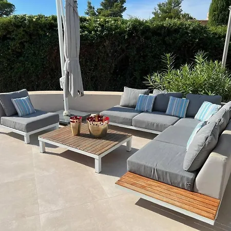 Mas Du Golfe - Villa Climatisee Avec Piscine Privee Pour 10 Personnes Grimaud