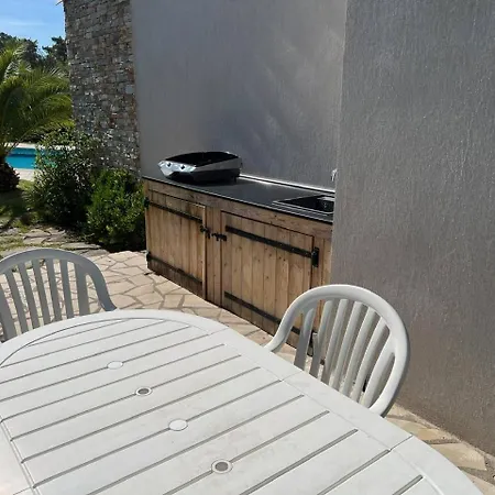 Villa Mas Du Golfe - Villa Climatisee Avec Piscine Privee Pour 10 Personnes *
