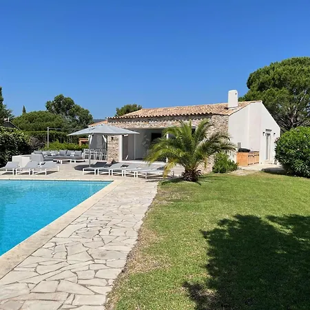 Villa Mas Du Golfe - Villa Climatisee Avec Piscine Privee Pour 10 Personnes Grimaud
