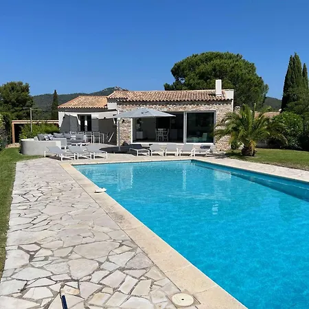 빌라 Mas Du Golfe - Climatisee Avec Piscine Privee Pour 10 Personnes