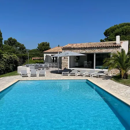 Villa Mas Du Golfe - Villa Climatisee Avec Piscine Privee Pour 10 Personnes *