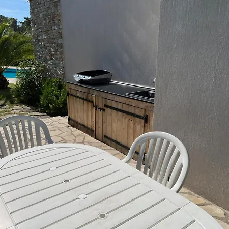 Villa Mas Du Golfe - Villa Climatisee Avec Piscine Privee Pour 10 Personnes *